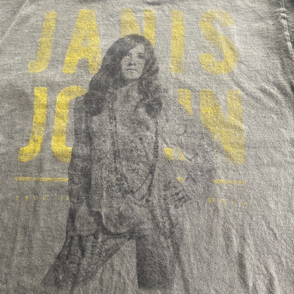 Janis Joplin Grey Vintage Tee unisex medium - Picture 2 of 4